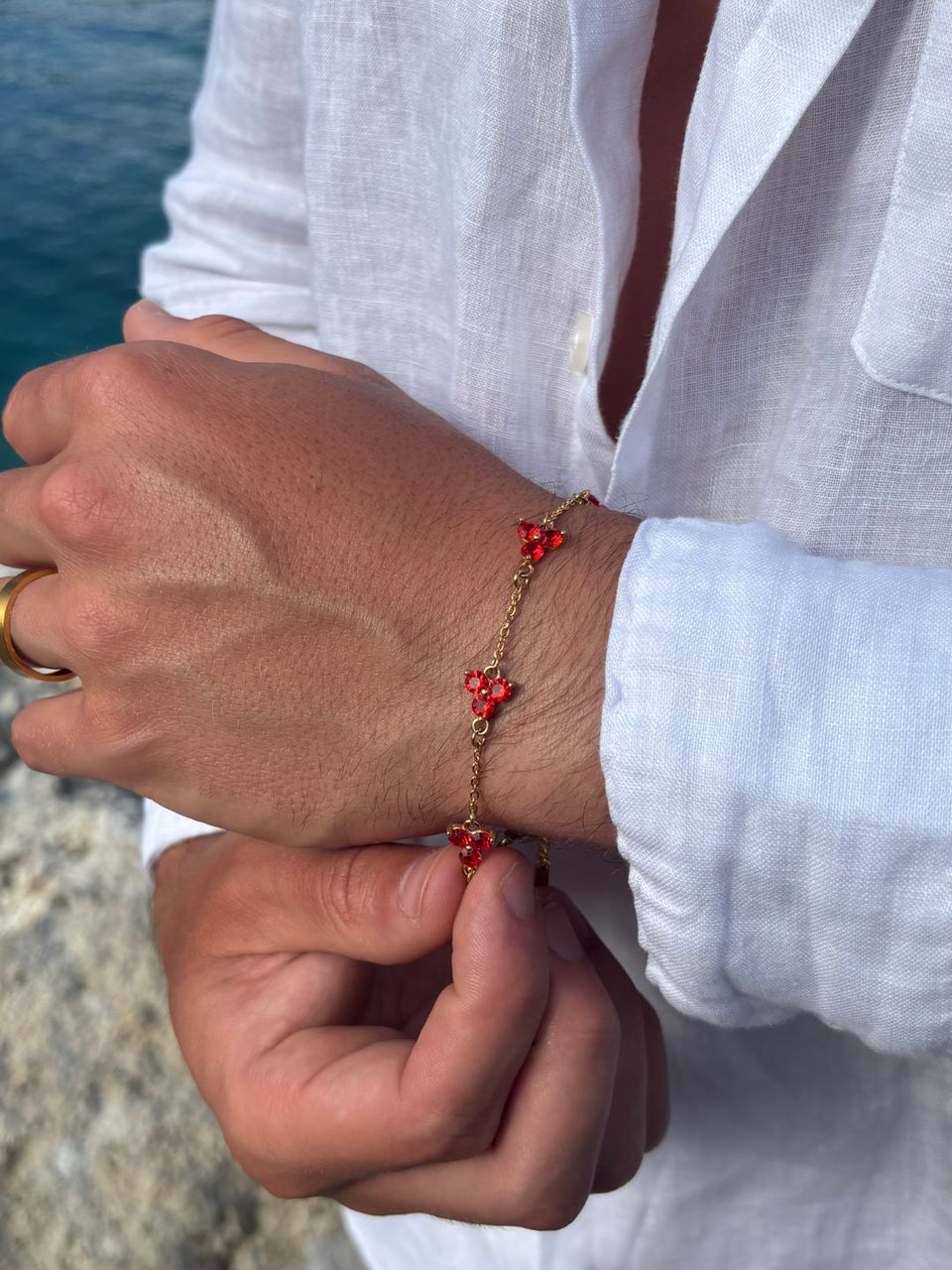 KLEEBLATT ARMBAND