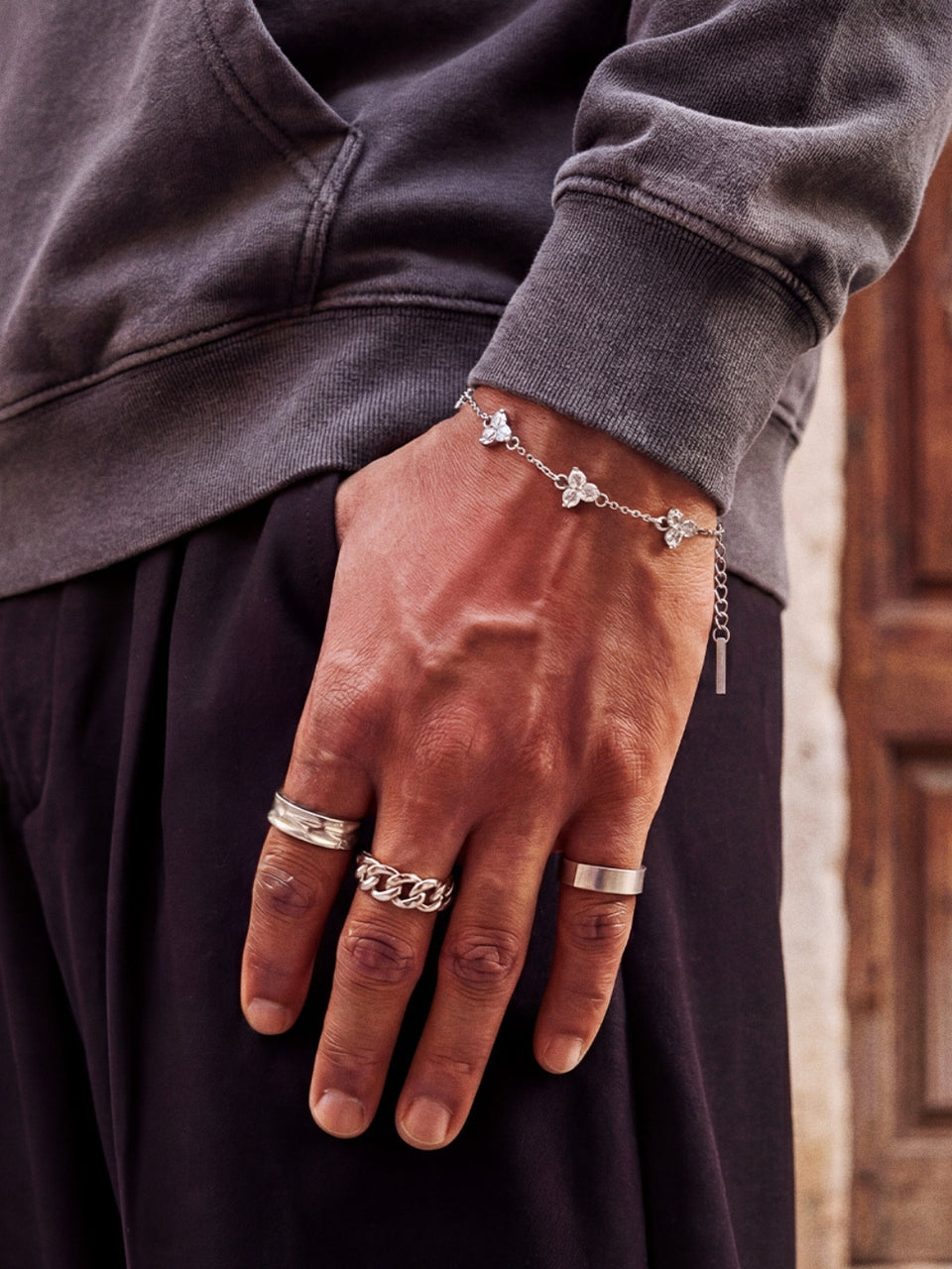 KLEEBLATT ARMBAND