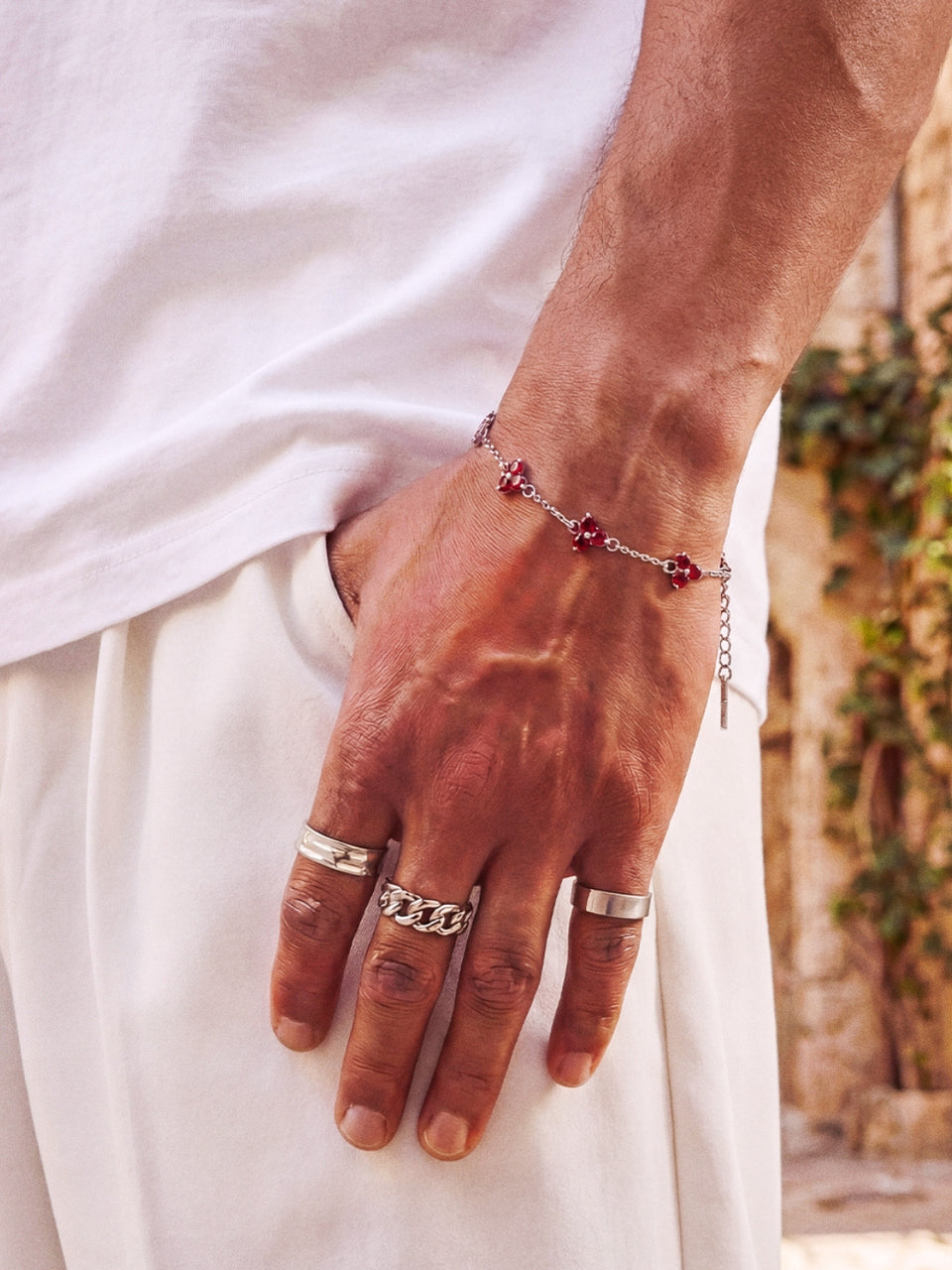 KLEEBLATT ARMBAND