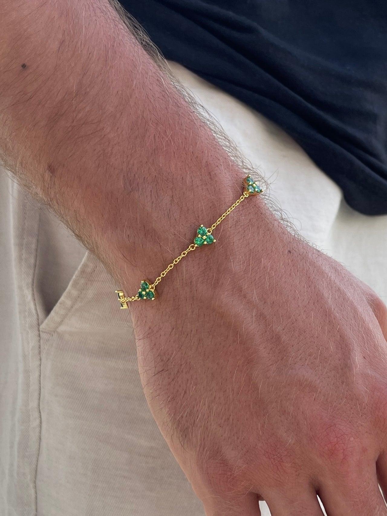 KLEEBLATT ARMBAND